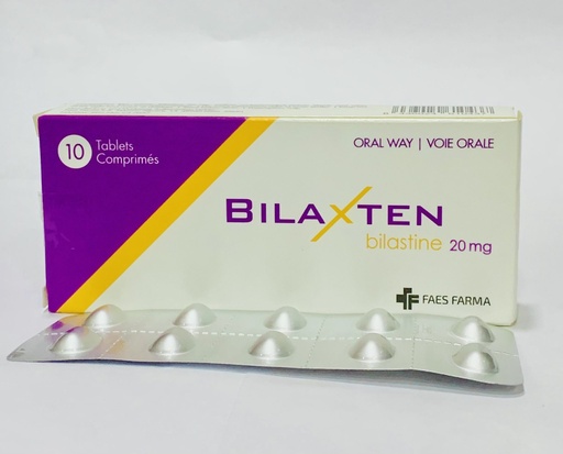 Bilaxten (bilastine) 20mg tabs