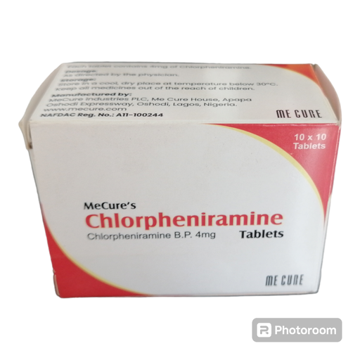 MeCure's Chlorpheniramine Tablets 4mg