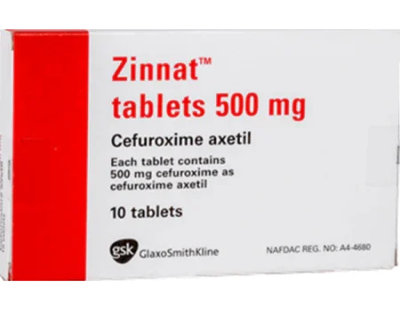 Zinnat (Cefuxorime) 500mg GSK