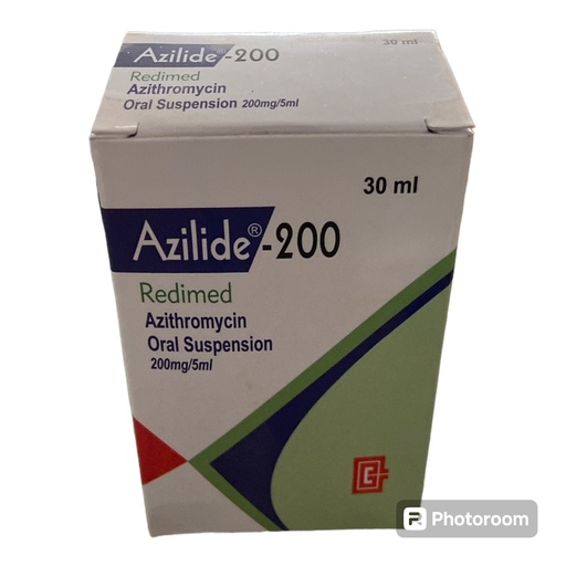 Azilide (Azithromycin) Suspension 200mg/5ml