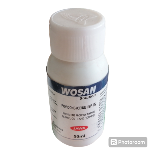 Wosan Solution (Povidone-Iodine 5%) 50ml